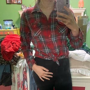 Red Button-up Flannel
